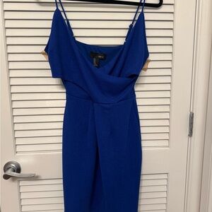 Etro Strapless Royal Blue Dress